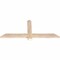 Ekena Millwork Eugene Smooth Timber Gable Bracket, Douglas Fir, 48"W x 20"H x 1 1/2"D x 3 1/2"F, 10/12 Pitch GBW048X20X0204EUG00SDF - alternate 4